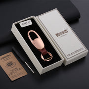JOBON ZB-167A Horseshoe Car Keychain Men Metal Waist Hanging Keychain(Silver)
