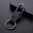 JOBON ZB-106A Business Men Metal Keychain Double Loop Car Pendant Keychain(Black Nickel) - free shipping - PMC TechLife - Order now!