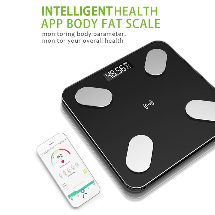 Smart Bluetooth Weight Scale Home Body Fat Measurement Health Scale Charge Model(Rose Gold True Class) - Body Scales by PMC TechLife | Online Shopping South Africa | PMC TechLife