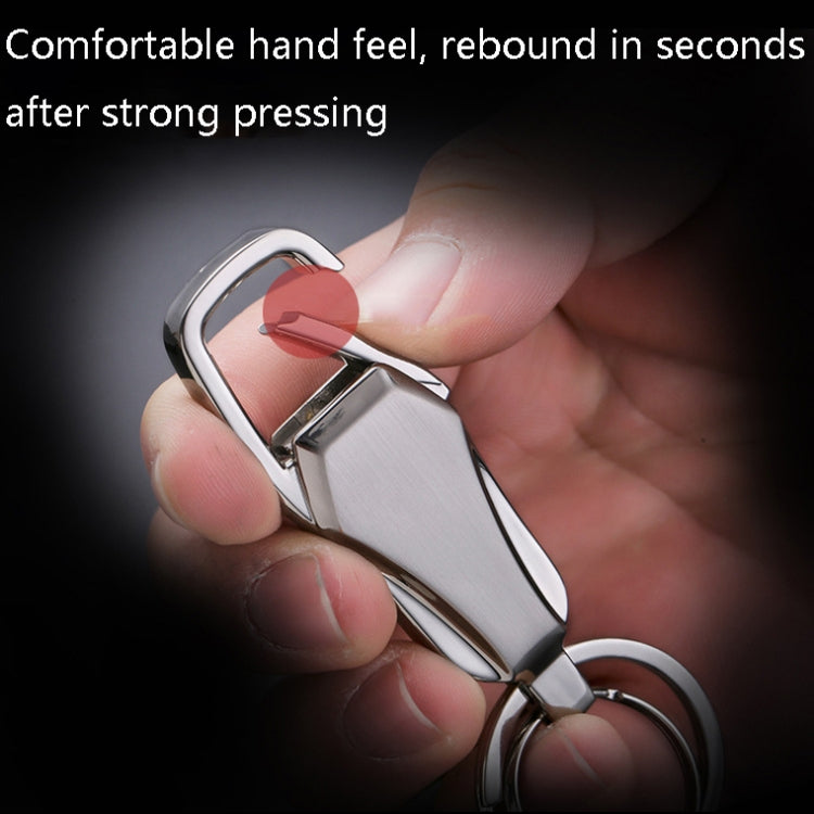 JOBON ZB-8780 Multi-Function Keychain Man Portable Mobile Phone Bracket Metal Waist Car Keychain(Silver)