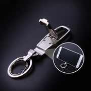 JOBON ZB-8780 Multi-Function Keychain Man Portable Mobile Phone Bracket Metal Waist Car Keychain(Silver)