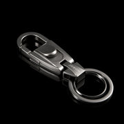 JOBON ZB-071 Men Waist Hang Keychain Simple Car Key Chain Pendant Keychain(Black)