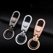 JOBON ZB-071 Men Waist Hang Keychain Simple Car Key Chain Pendant Keychain(Golden)
