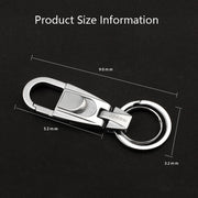 JOBON ZB-071 Men Waist Hang Keychain Simple Car Key Chain Pendant Keychain(Golden)