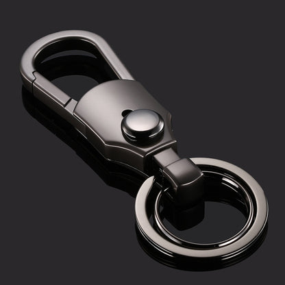 JOBON ZB-098 Car Keychain Men Waist Holding Key Pendant Ring(Black Nickel) - free shipping - PMC Jewellery - Order now!