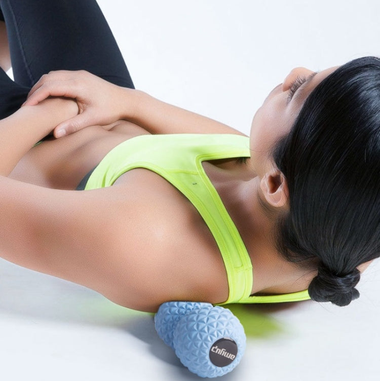 AMYUP Massage Plantar Fascia Ball Cervical Acupoint Deep Muscle Relaxation Peanut Ball(Blue) - free shipping - PMC Jewellery - Order now!