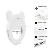 2 PCS XJ17 Large-Capacity Live Video Conference Fill Light Ring Light Mobile Phone Selfie LED Fill Light(Cat Ears)