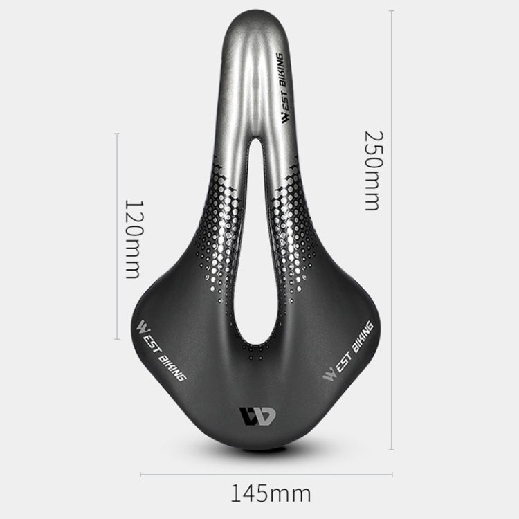 WEST BIKING YP0801117 Bike Cushion Riding Comfort Road Car Mountain Bike Seat Cushion Accessories, Size: Free Size(Black) - Bicycle Saddle by WEST BIKING | Online Shopping South Africa | PMc TechLife | Buy Now Pay Later Mobicred