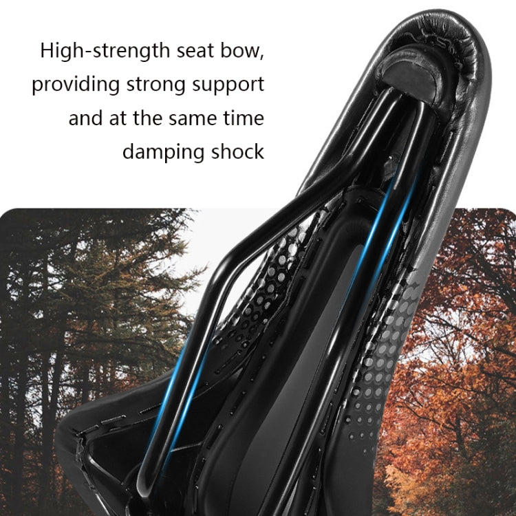 WEST BIKING YP0801117 Bike Cushion Riding Comfort Road Car Mountain Bike Seat Cushion Accessories, Size: Free Size(White Blue)