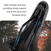 WEST BIKING YP0801117 Bike Cushion Riding Comfort Road Car Mountain Bike Seat Cushion Accessories, Size: Free Size(White Red)