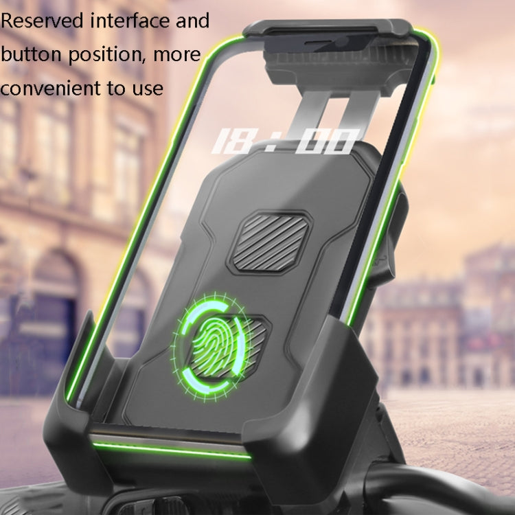 HW-68 Motorcycle Bicycle Navigation Mobile Phone Bracket, Style: U-shaped Handlebar - Holder by PMC TechLife | Online Shopping South Africa | PMC TechLife | Buy Now Pay Later Mobicred