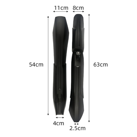 NC001 Bicycle Fender Mountain Bike Widening Blasting Board(Black)