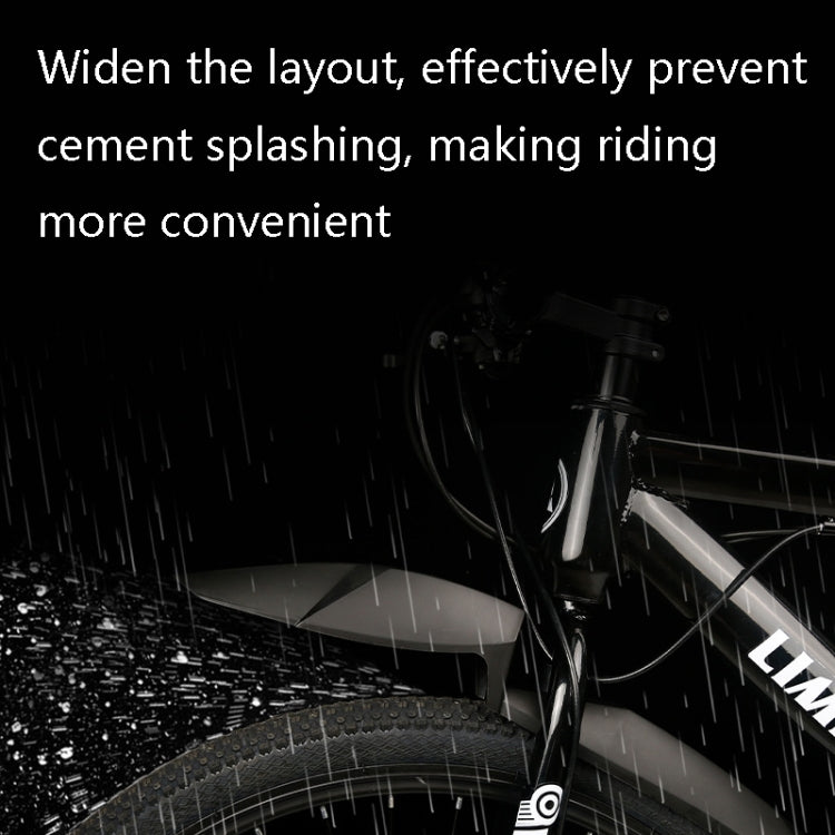 NC001 Bicycle Fender Mountain Bike Widening Blasting Board(Black)