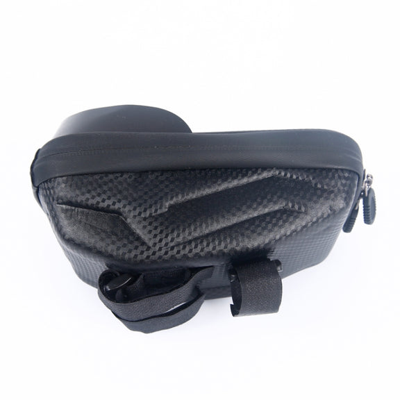 B22 Bicycle EVA Hard Shell Handlebar Bag Touch Screen Water-resistant Mobile Phone Bag(Black)