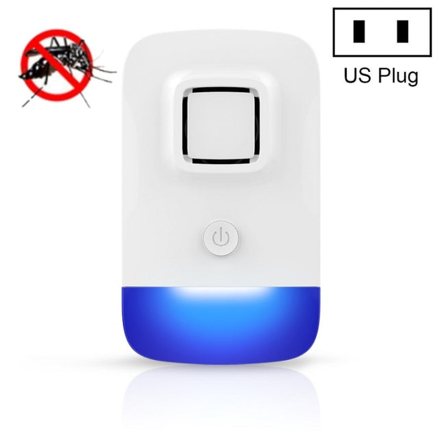 Household Ultrasonic Electronic Mosquito Repellent High-Power Frequency Conversion Mouse Repellent Specifications: US Plug(White)