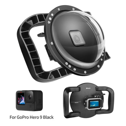 SHOOT XTGP559 Dome Port Underwater Diving Camera Lens Transparent Cover Housing Case For GoPro HERO10 Black / HERO9 Black - free shipping - PMC Jewellery - Order now!