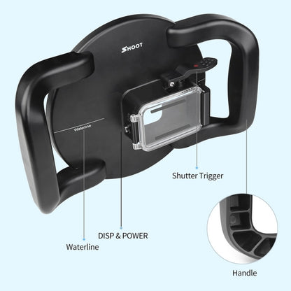 SHOOT XTGP559 Dome Port Underwater Diving Camera Lens Transparent Cover Housing Case For GoPro HERO10 Black / HERO9 Black - free shipping - PMC Jewellery - Order now!