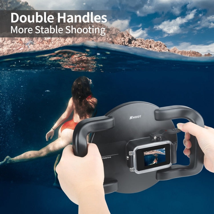 SHOOT XTGP559 Dome Port Underwater Diving Camera Lens Transparent Cover Housing Case For GoPro HERO10 Black / HERO9 Black