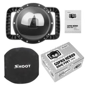 SHOOT XTGP559 Dome Port Underwater Diving Camera Lens Transparent Cover Housing Case For GoPro HERO10 Black / HERO9 Black
