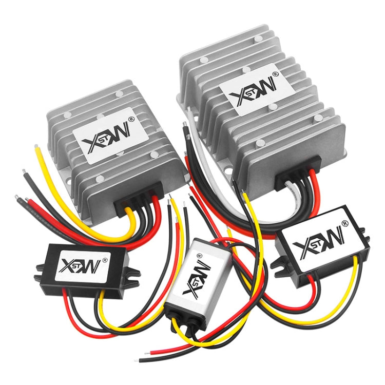 XWST DC 12/24V To 5V Converter Step-Down Vehicle Power Module, Specification: 12/24V To 5V 8A Medium Rubber Shell