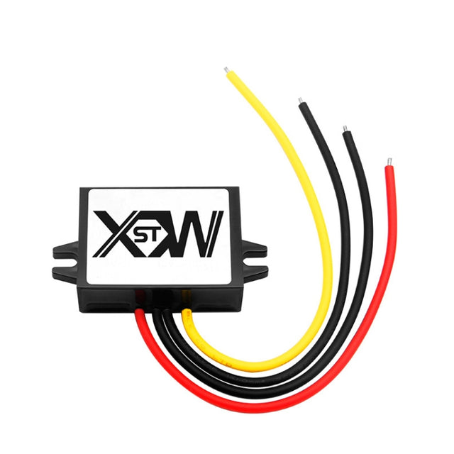 XWST DC 12/24V To 5V Converter Step-Down Vehicle Power Module, Specification: 12/24V To 5V 10A Medium Rubber Shell