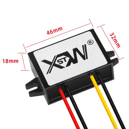 XWST DC 12/24V To 5V Converter Step-Down Vehicle Power Module, Specification: 12/24V To 5V 5A Medium Rubber Shell -  by PMC Jewellery | Online Shopping South Africa | PMC Jewellery | Buy Now Pay Later Mobicred