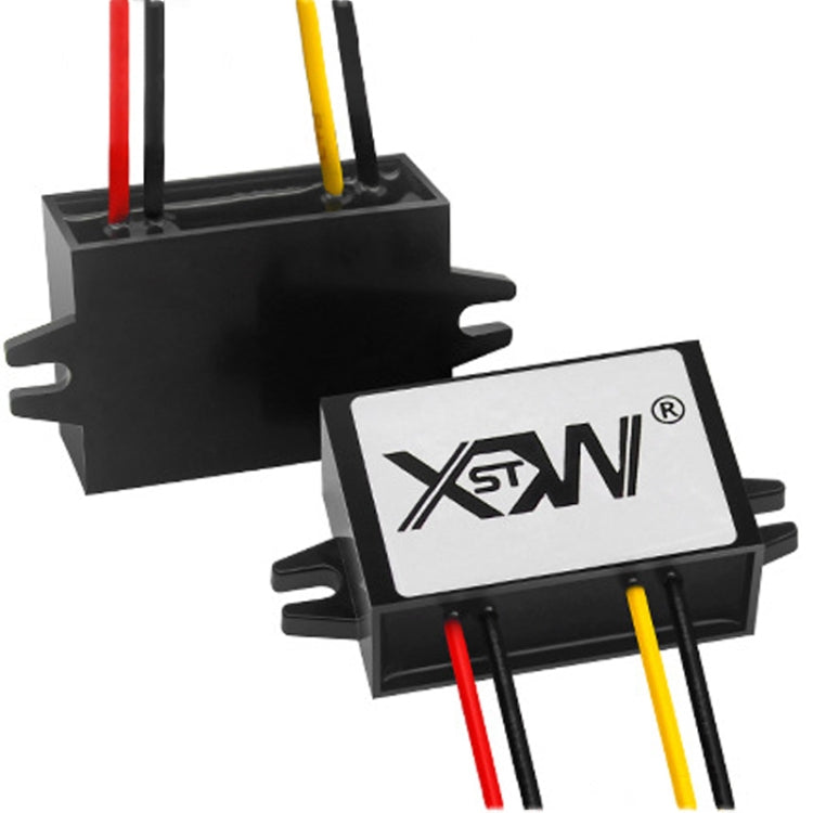 XWST DC 12/24V To 5V Converter Step-Down Vehicle Power Module, Specification: 12/24V To 5V 5A Medium Rubber Shell -  by PMC Jewellery | Online Shopping South Africa | PMC Jewellery | Buy Now Pay Later Mobicred