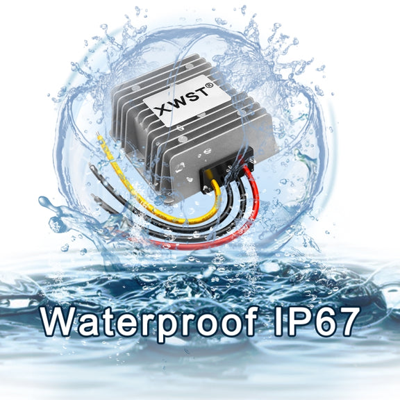XWST DC 12/24V To 5V Converter Step-Down Vehicle Power Module, Specification: 12/24V To 5V 5A Small Aluminum Shell