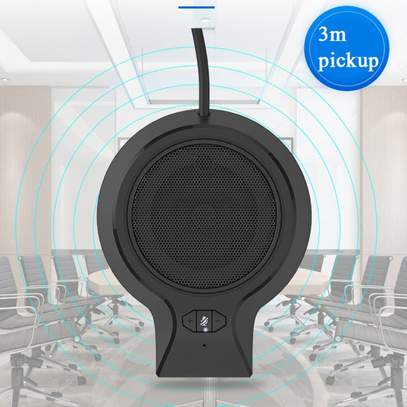 M100 Zinc Alloy 360-Degree Pickup Video Voice Call USB Omnidirectional Microphone Conference Microphone Webcast Microphone