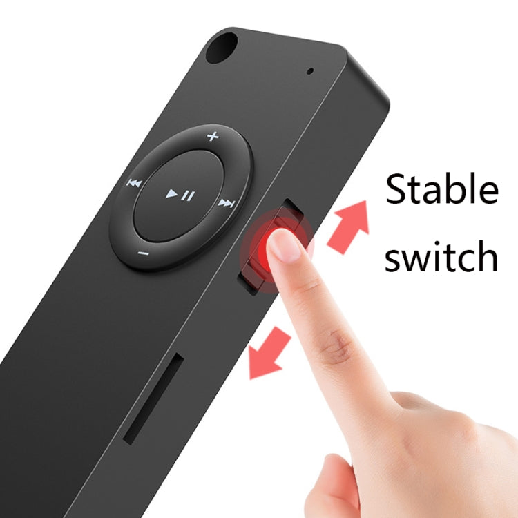 XT02 U Disk Style MP3 Music Player, Memory Capacity: Bluetooth Set(Black) - MP3 Player by PMC TechLife | Online Shopping South Africa | PMC TechLife