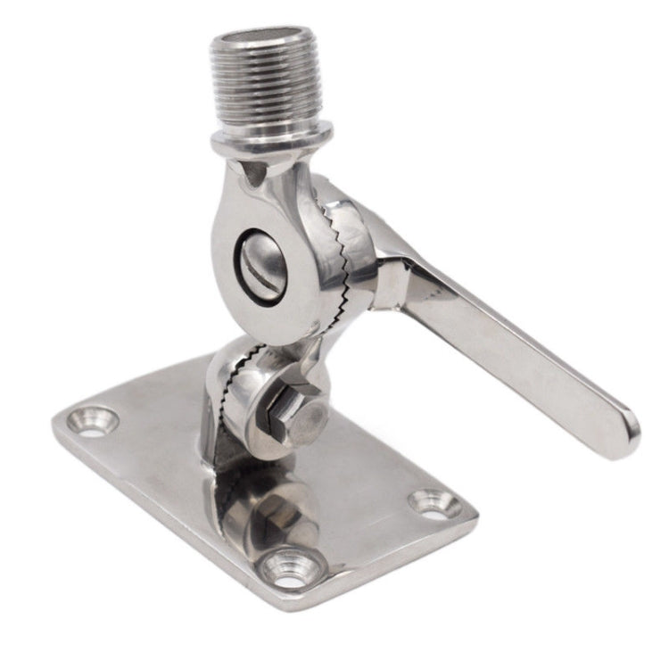 316 Stainless Steel Marine VHF Adjustable Antenna Base Mount For Boat, Specification: 92mm - free shipping - PMC TechLife - Order now!