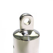 19mm  Ordinary Single Top Silk Slip Cap 316 Stainless Steel Yacht RV Awning Accessories