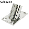 Thicken 316 Stainless Steel 60-Degree Square Tube Base Marine Boat Hardwares, Specifications: 22mm - Marine Accessories & Parts by PMC TechLife | Online Shopping South Africa | PMC TechLife | Buy Now Pay Later Mobicred