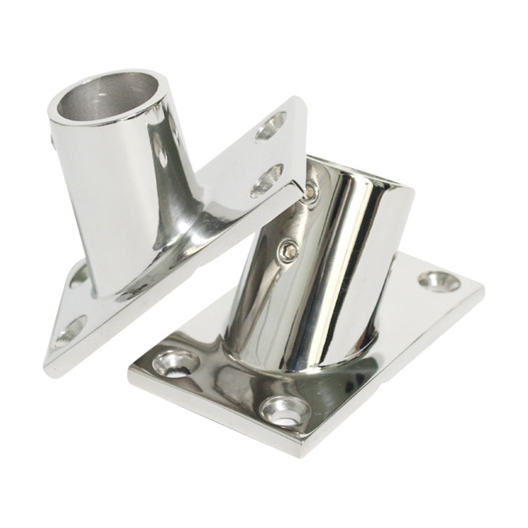 Thicken 316 Stainless Steel 60-Degree Square Tube Base Marine Boat Hardwares, Specifications: 25mm - Marine Accessories & Parts by PMC TechLife | Online Shopping South Africa | PMC TechLife | Buy Now Pay Later Mobicred