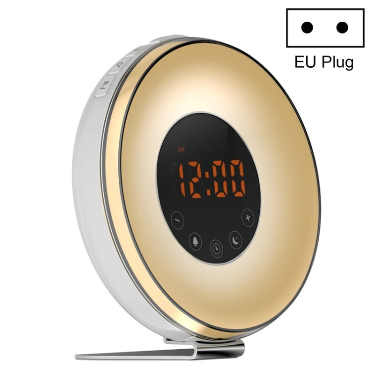 Simulated Sunrise And Sunset Sleep Light Alarm Clock with FM Radio(EU Plug) - Alarm Clocks by PMc TechLife | Online Shopping South Africa | PMc TechLife | Buy Now Pay Later Mobicred