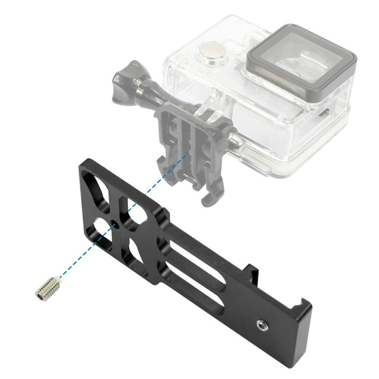 20mm Rail Side Mount for GoPro Hero11 Black / HERO10 Black /9 Black /8 Black /7 /6 /5 /5 Session /4 Session /4 /3+ /3 /2 /1, DJI Osmo Action and Other Action Cameras, Hunting Shot(Red) - Connection Mount by PMC TechLife | Online Shopping South Africa | PMC TechLife | Buy Now Pay Later Mobicred