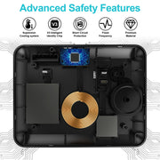 HQ-UD17 4 in 1 Wireless Charger Phone Holder Charging Base for Smart Phones, iWatch, AirPods (Black)