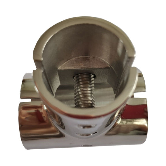 316 Stainless Steel Separable Three-Way Ship Pipe Joint for Yacht Engineering, Specification: 22mm 7/8inch