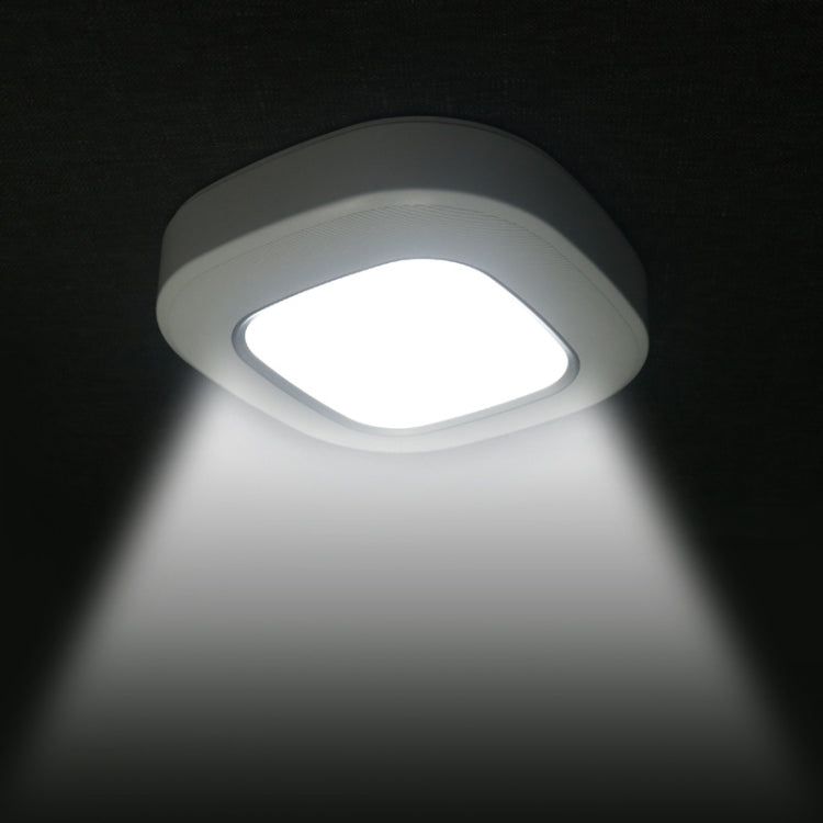 1145 Human Body Induction Ceiling Light Wireless Installation Battery Ceiling Lamp(White Shell Warm Light) - Sensor LED Lights by PMC TechLife | Online Shopping South Africa | PMC TechLife | Buy Now Pay Later Mobicred