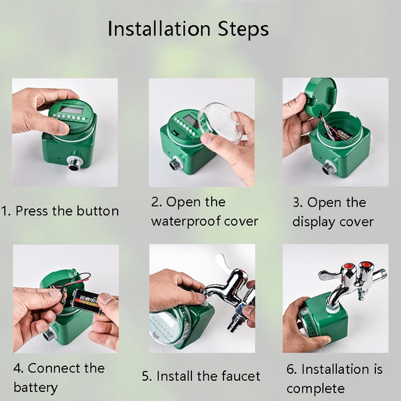 RUAMEA BQ03 Automatic Timing Sprayer Micro-Spray Drip Irrigation System