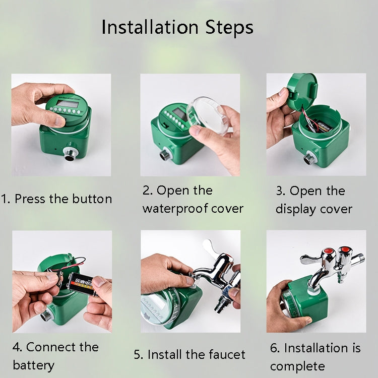 RUAMEA BQ03 Automatic Timing Sprayer Micro-Spray Drip Irrigation System