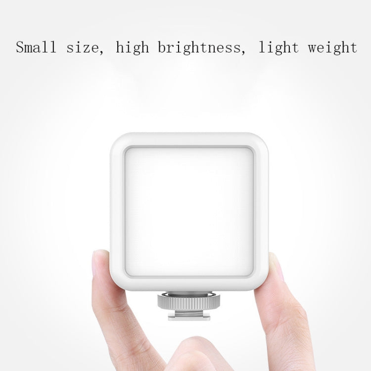 Ulanzi VL49  6W Small LED Video Light 5500K Dimmable Photography Soft Light Vlog Fill Light( White) - free shipping - PMC Jewellery - Order now!