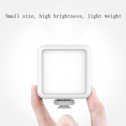 Ulanzi VL49  6W Small LED Video Light 5500K Dimmable Photography Soft Light Vlog Fill Light( White) - free shipping - PMC Jewellery - Order now!