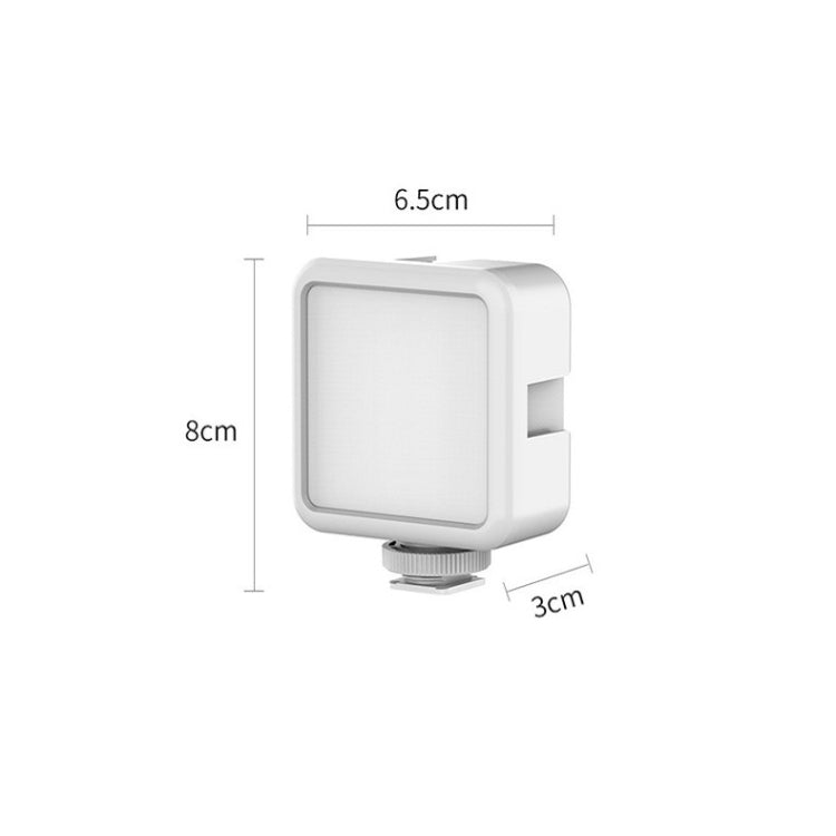 Ulanzi VL49  6W Small LED Video Light 5500K Dimmable Photography Soft Light Vlog Fill Light( White) - free shipping - PMC Jewellery - Order now!