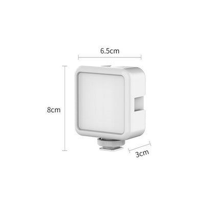Ulanzi VL49  6W Small LED Video Light 5500K Dimmable Photography Soft Light Vlog Fill Light( White) - free shipping - PMC Jewellery - Order now!