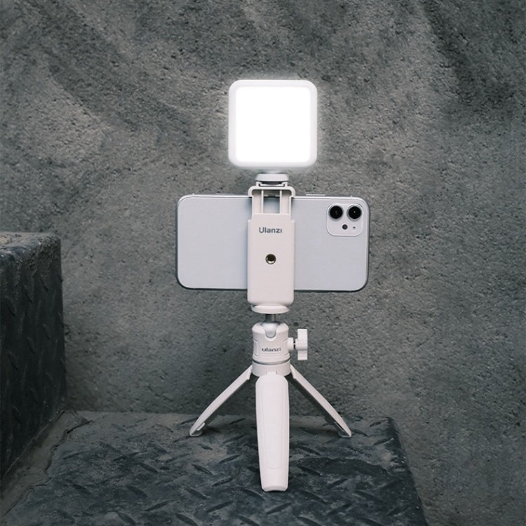 Ulanzi VL49  6W Small LED Video Light 5500K Dimmable Photography Soft Light Vlog Fill Light( White) - free shipping - PMC Jewellery - Order now!