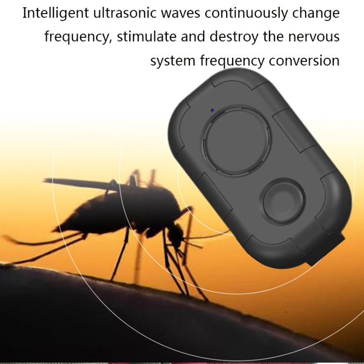 H20 Ultrasonic USB Mosquito Repellent Portable Outdoor Mini Insect Repellent(Black) - Outdoor Insect Repellent by PMC TechLife | Online Shopping South Africa | PMC TechLife | Buy Now Pay Later Mobicred
