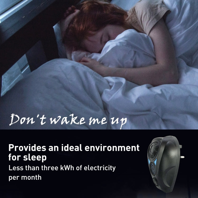 PR-1929 Ultrasonic Mouse Repellent Mosquito Repellent, Product Specifications: EU Plug(Black) - Repellents by PMC TechLife | Online Shopping South Africa | PMC TechLife | Buy Now Pay Later Mobicred