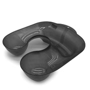 Potion Tank Shoulder Rest Hair Salon Curly Hair Perm Dye Transparent Shoulder Rest Hairdressing Tools(Brown)