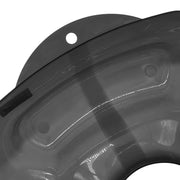 Potion Tank Shoulder Rest Hair Salon Curly Hair Perm Dye Transparent Shoulder Rest Hairdressing Tools(Black)